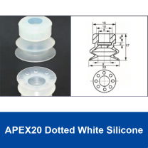 APEX20 Dotted White Silicone | exact-source clean product image