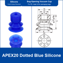 APEX20 Dotted Blue Silicone | clean product image