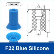 F22 Blue Silicone | clean product image