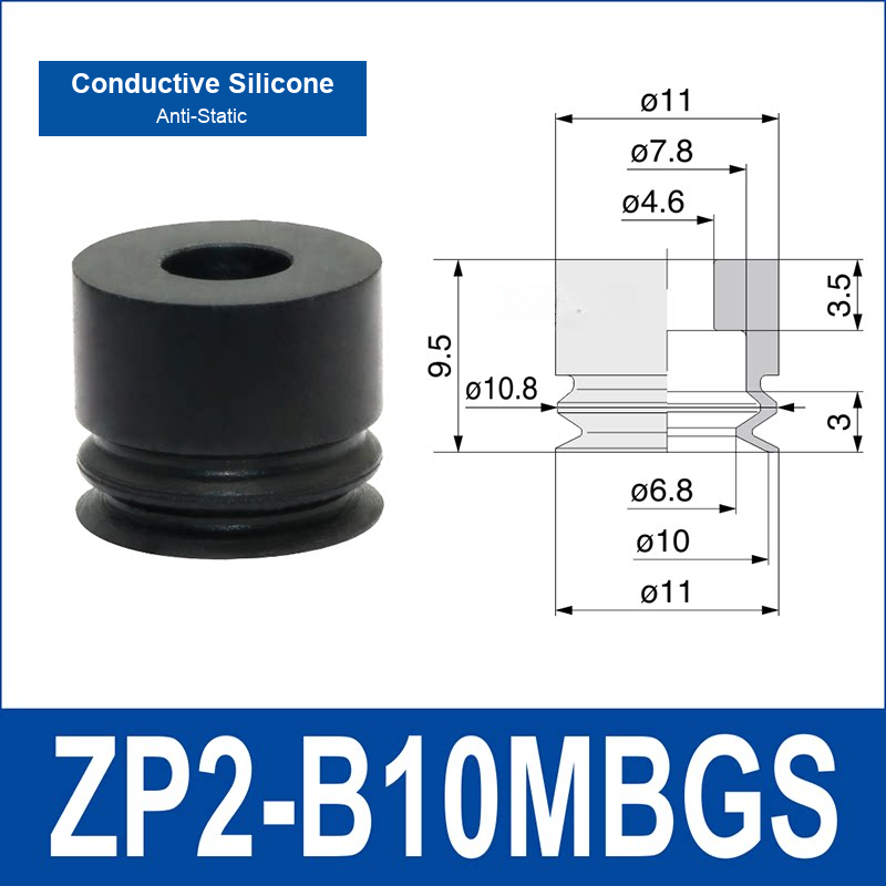 ZP2-B10MBGS Conductive Silicone | clean product image