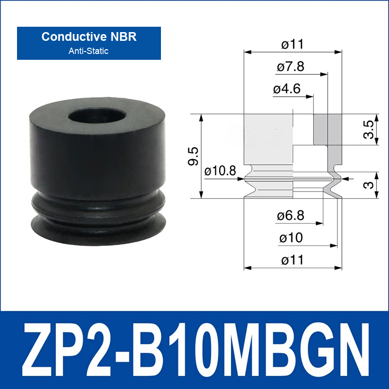 ZP2-B10MBGN Conductive NBR | clean product image