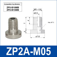 ZP2-B MB Series Bellows Vacuum Suction Cups & Adapters