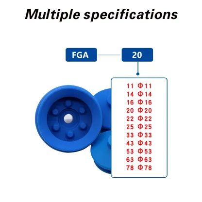 FGA11/14/16/20/22/25/33/43/53/63/78 robotic arm vacuum suction cup ripple