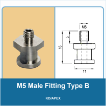 M5 Male Fitting Type B - KD/APEX