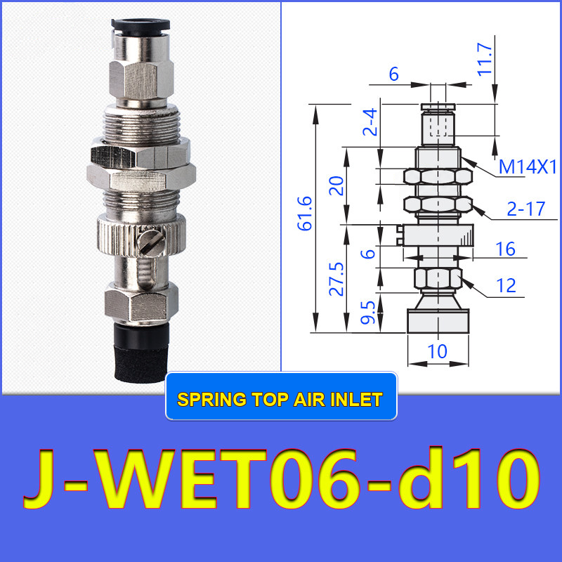 J-WET06-D10 — English product and dimensional drawing image