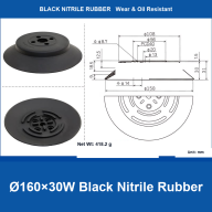 PFG PF PFYK Heavy-Duty Flat Vacuum Suction Cups