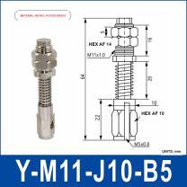 Y Series Side-Entry Vacuum Cup Holders and Buffer Mounts (M11/M14)-BOLTTE
