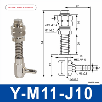 Y Series Side-Entry Vacuum Cup Holders and Buffer Mounts (M11/M14)-BOLTTE
