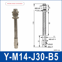 Y Series Side-Entry Vacuum Cup Holders and Buffer Mounts (M11/M14)-BOLTTE