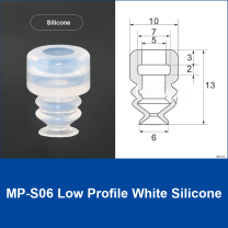 MP-S06 Low Profile White Silicone | watermark-clean product image