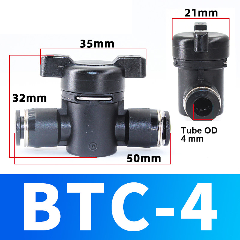BOLTTE BTC-4 (10-Pack) pneumatic manual shut-off valve