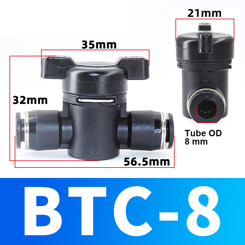 BOLTTE BTC-8 (10-Pack) pneumatic manual shut-off valve