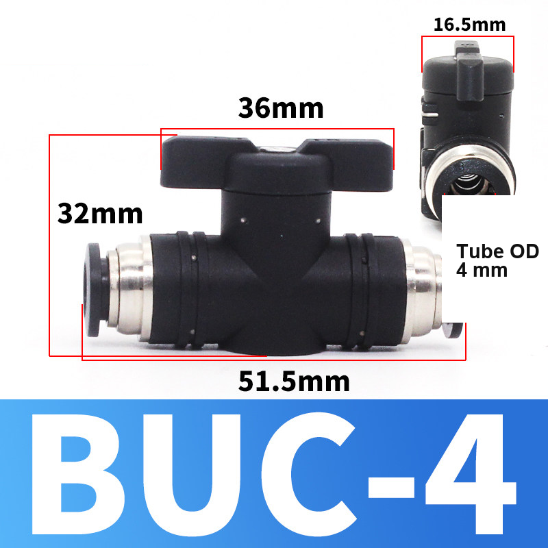 BOLTTE BUC-4 pneumatic manual shut-off valve