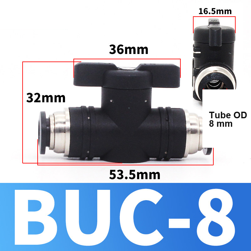 BOLTTE BUC-8 pneumatic manual shut-off valve