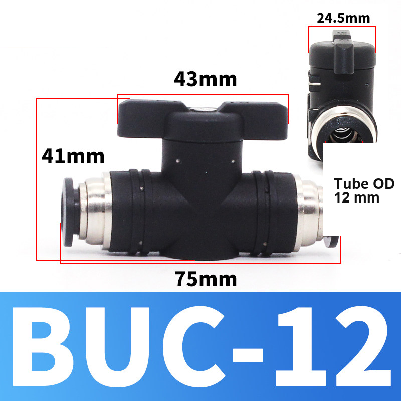BOLTTE BUC-12 pneumatic manual shut-off valve
