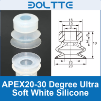 APEX20-30 Degree Ultra Soft White Silicone | source-backed targeted repair