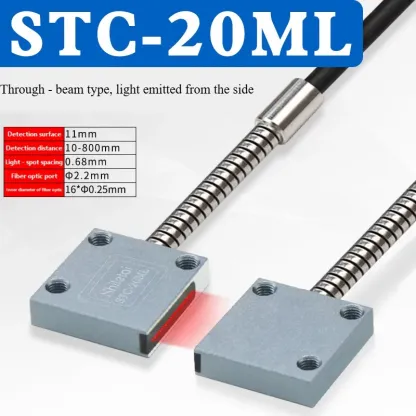 STC-10MLD Rectangular Matrix Fiber Sensor Amplifier Area Detection Diffuse Reflection Grating Counting Photoelectric Sensor-BOLTTE