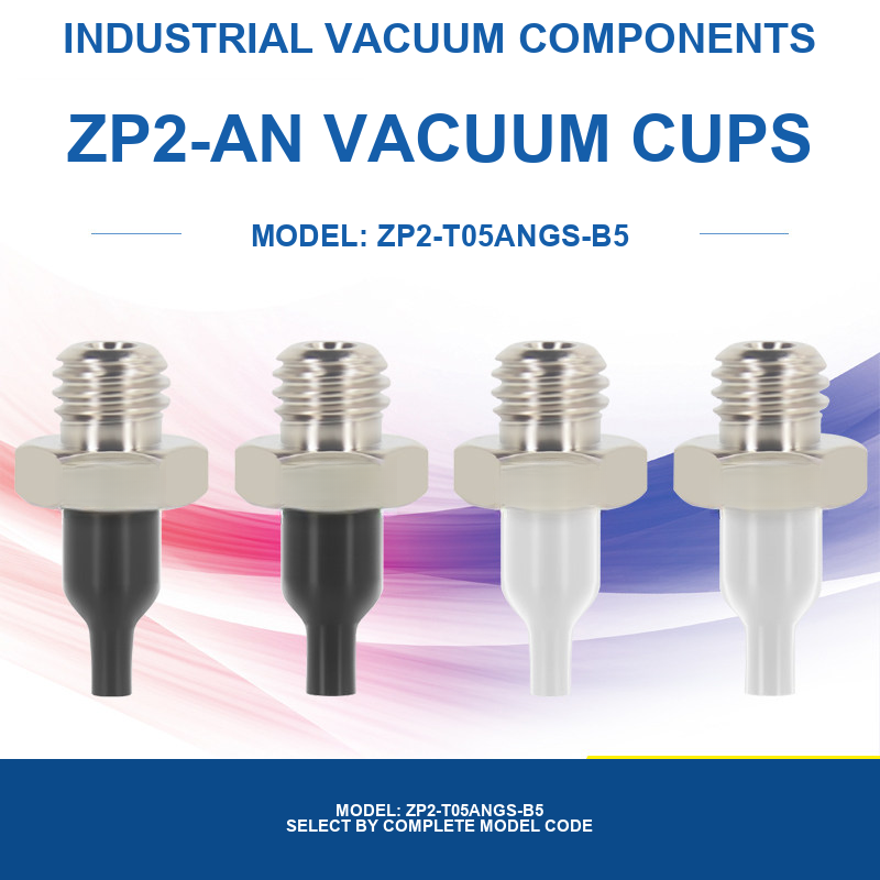 ZP2-T05ANGS-B5 ZP2-AN vacuum cup, threaded holder or fitting, series overview with model-specific selection label