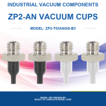 ZP2-T05ANGS-B5 ZP2-AN vacuum cup, threaded holder or fitting, series overview with model-specific selection label