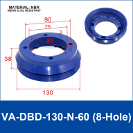 VA-DBD Multi-Port NBR Vacuum Cups (100–130 mm)