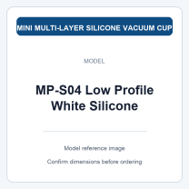 MP-S04 Low Profile White Silicone | model reference image