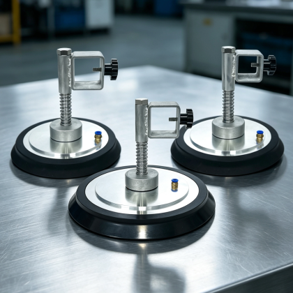 Heavy-Duty Vacuum Cups & Square-Tube Mount Assemblies – NBR/Silicone