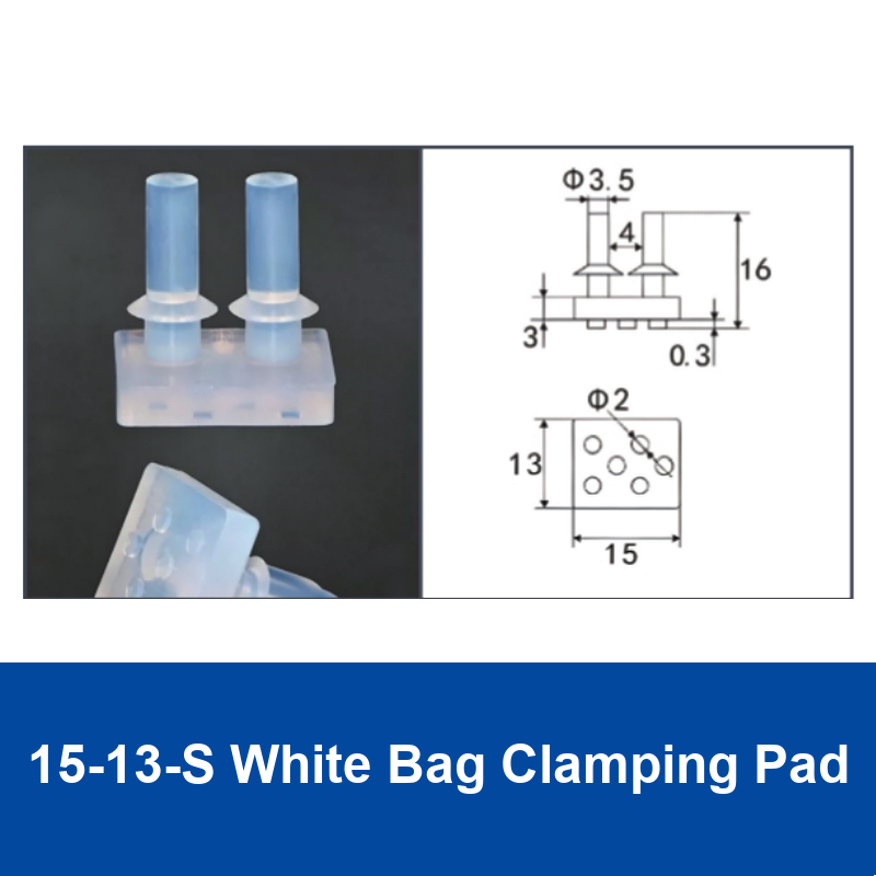 AFS-15-13-S White Bag Clamping Pad | exact-source clean product image