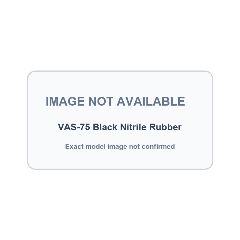 VAS-75 Black Nitrile Rubber — Image not available; exact model image not confirmed