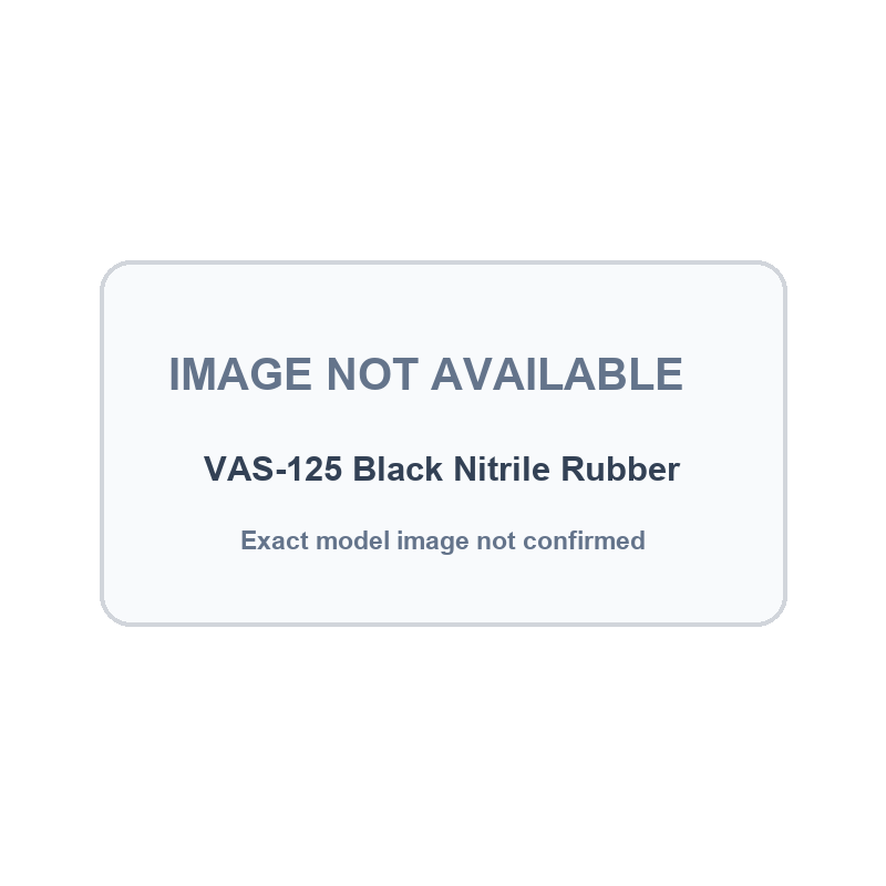 VAS-125 Black Nitrile Rubber — Image not available; exact model image not confirmed