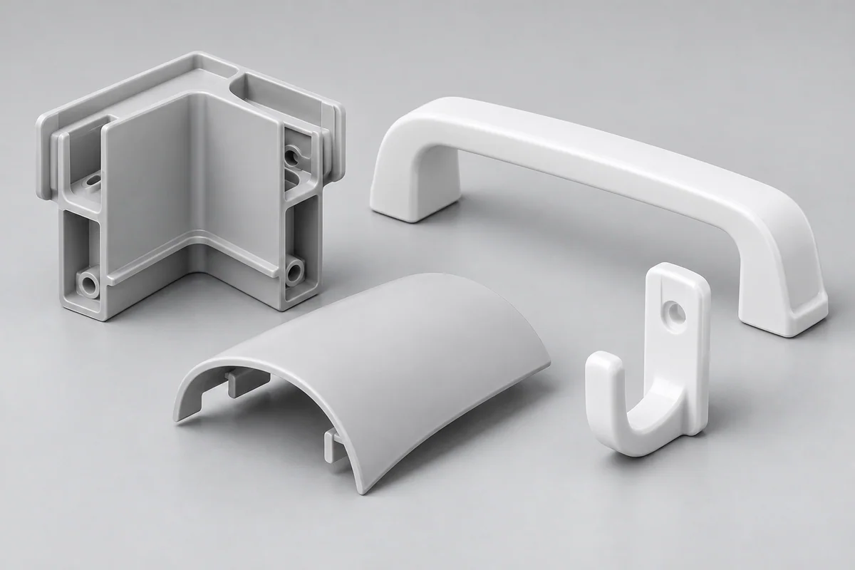 Illustrative injection-custom-consumer-plastic-parts category render, not a supplied customer part