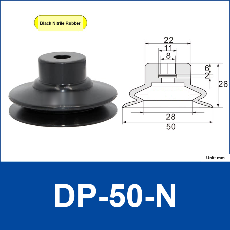 DP-50-N Black Nitrile Rubber | clean product image