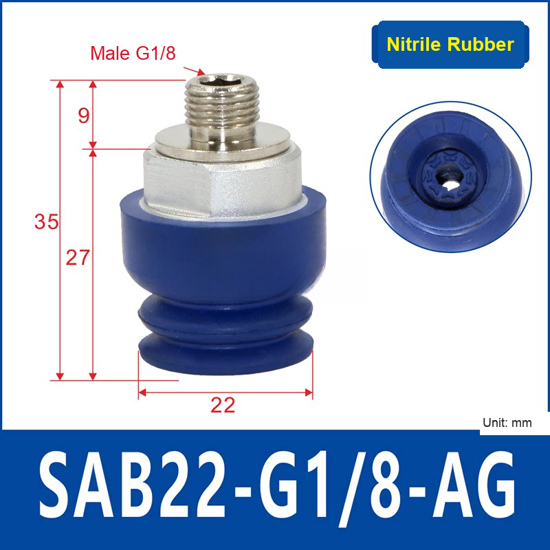 SAB22-G1/8-AG vacuum suction cup or fitting