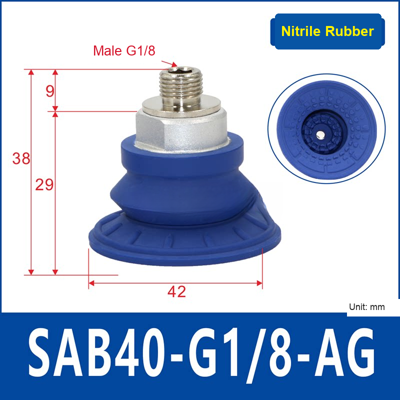 SAB40-G1/8-AG vacuum suction cup or fitting