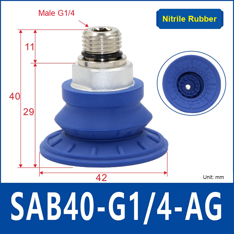 SAB40-G1/4-AG vacuum suction cup or fitting