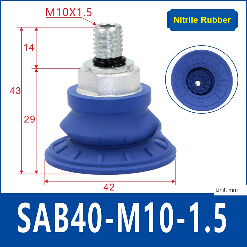 SAB40-M10×1.5 vacuum suction cup or fitting