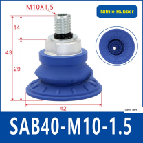 SAB40-M10×1.5 vacuum suction cup or fitting