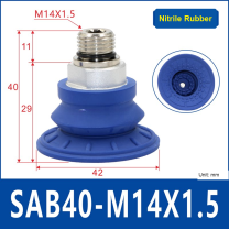 SAB40-M14×1.5 vacuum suction cup or fitting