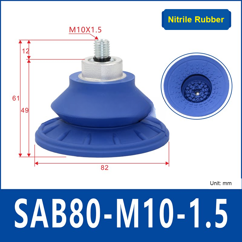 SAB80-M10×1.5 vacuum suction cup or fitting