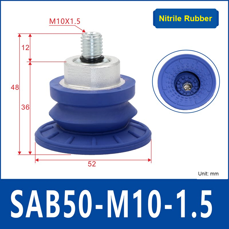 SAB50-M10×1.5 vacuum suction cup or fitting