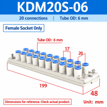 KDM20S-06 - Female Socket Only
