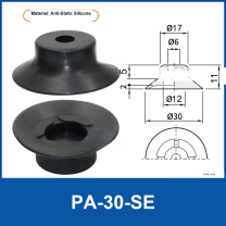 PFG PA Series Flat Vacuum Suction Cups in Silicone and Nitrile Rubber-BOLTTE