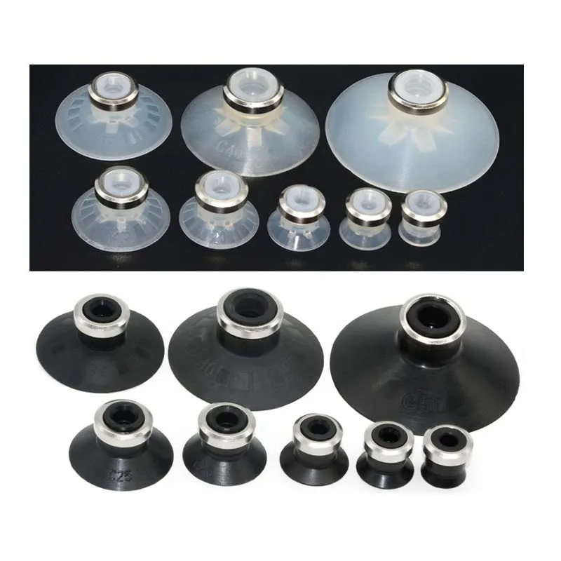 Pneumatic Vacuum Suction Cup with Holder ZP10CN/CS Silicone Sucker for Injection Molding Machine Robot Arm Automation Fitting