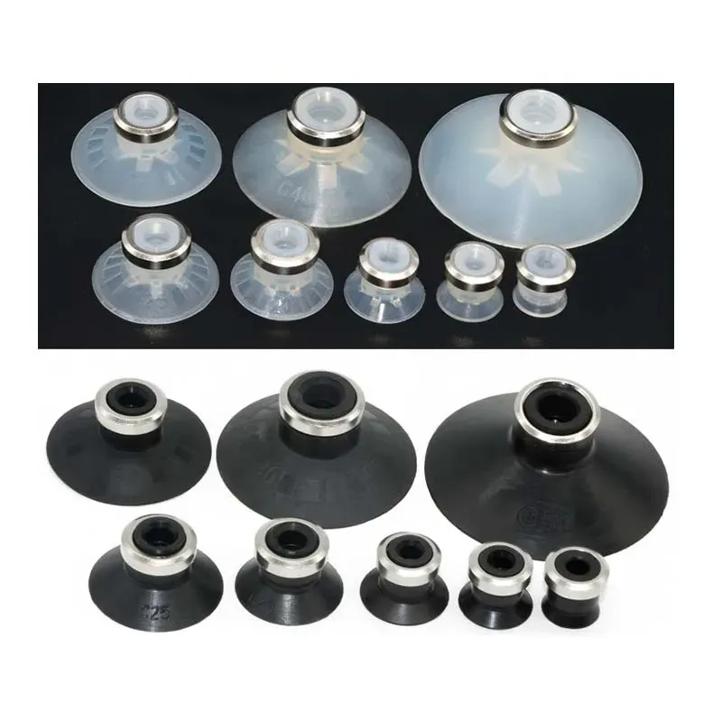 Pneumatic Vacuum Suction Cup with Holder ZP10CN/CS Silicone Sucker for Injection Molding Machine Robot Arm Automation Fitting