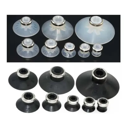 Pneumatic Vacuum Suction Cup with Holder ZP10CN/CS Silicone Sucker for Injection Molding Machine Robot Arm Automation Fitting