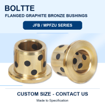BOLTTE JFB flanged graphite bronze bushing - Custom Size - Contact Us