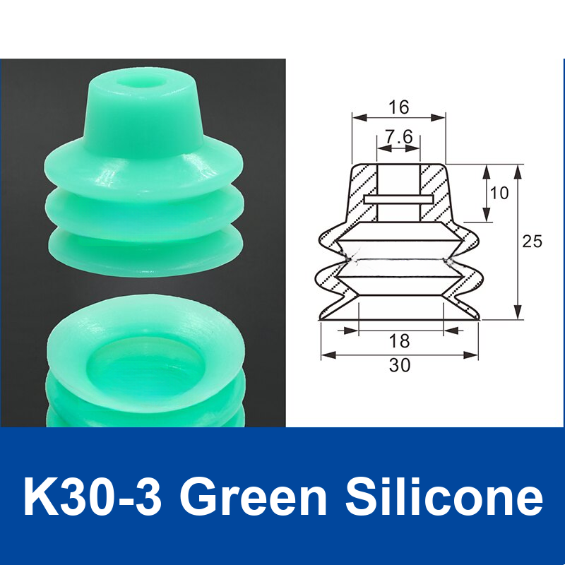K30-3 Green Silicone | clean product image