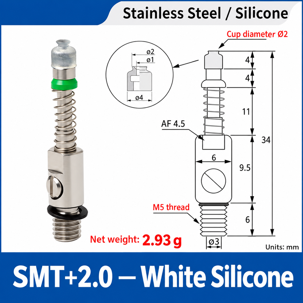 SMT+2.0 — White Silicone
