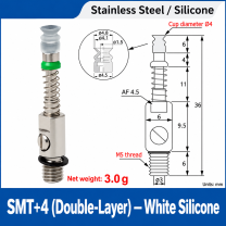 SMT+4 (Double-Layer) — White Silicone