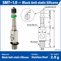 SMT+1.0 — Black Anti-static Silicone