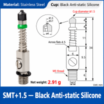SMT+1.5 — Black Anti-static Silicone